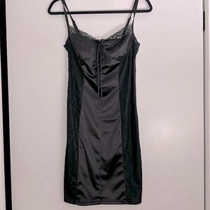 Tiger Mist bodycon lace and silk dress